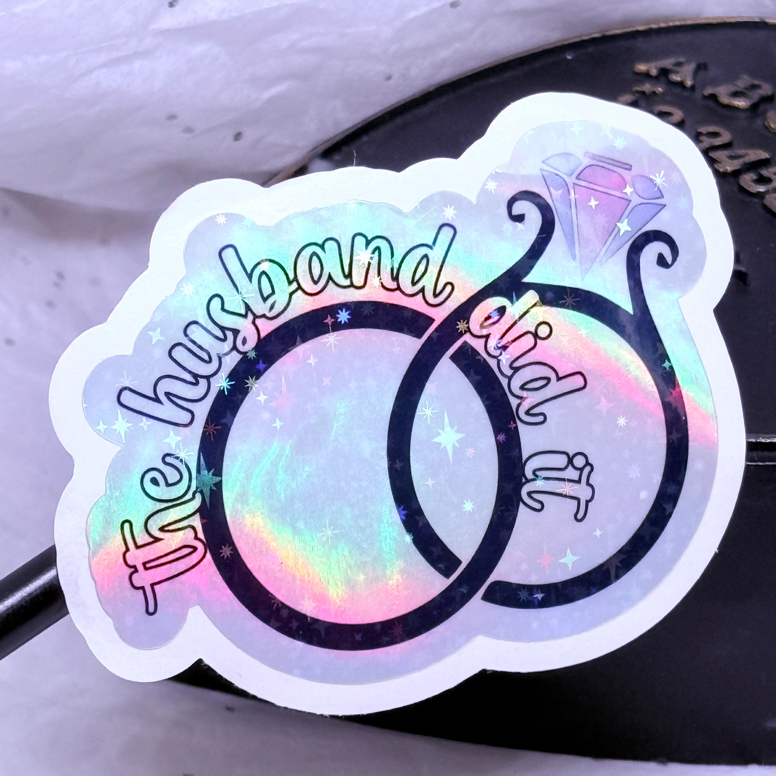 The Husband Did It Sticker