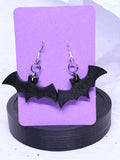 Little Black Bats | 3D Printed Earrings