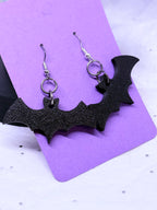 Little Black Bats | 3D Printed Earrings