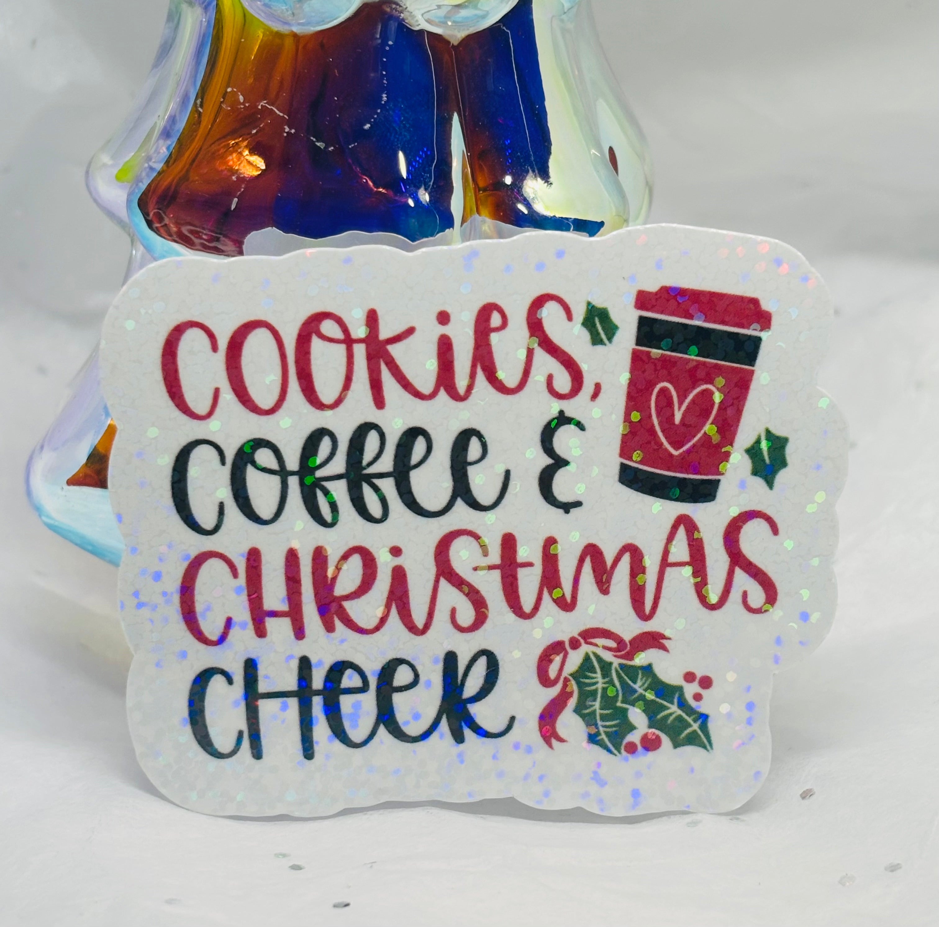 Cookies, Coffee & Christmas Cheer | Sticker