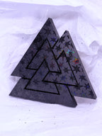 Black & Gold Valknut | 3D Printed Decor