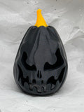Black & Orange Jack o'Lantern | 3D Printed Decor