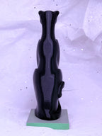 Black & Green/Purple Cat | 3D Printed Decor