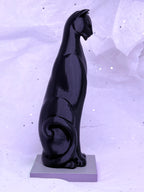 Black & Green/Purple Cat | 3D Printed Decor