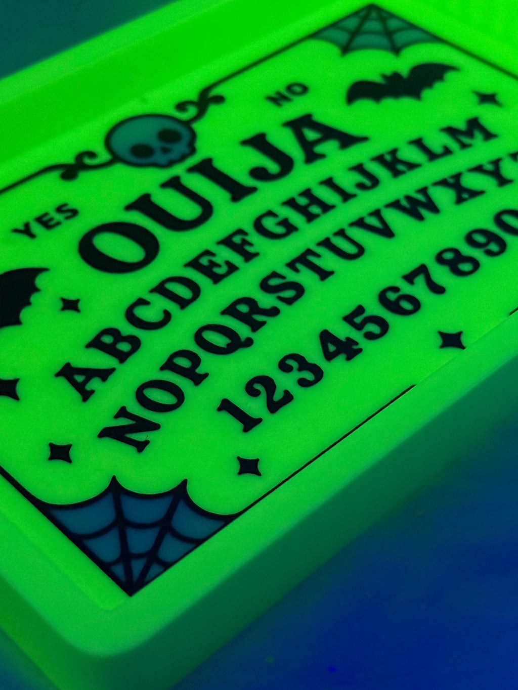 Glowing Green Ouija Board Tray | 3D Printed Decor