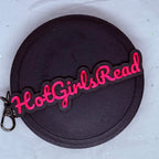 Hot Girls Read (Silky Magenta & Black) | 3D Printed Keychain