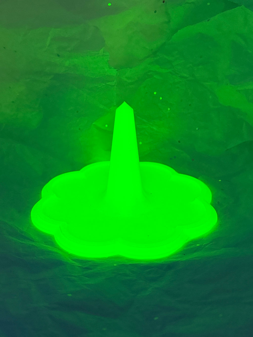 Jewelry Holder (Glowing Green) | 3D Printed Decor