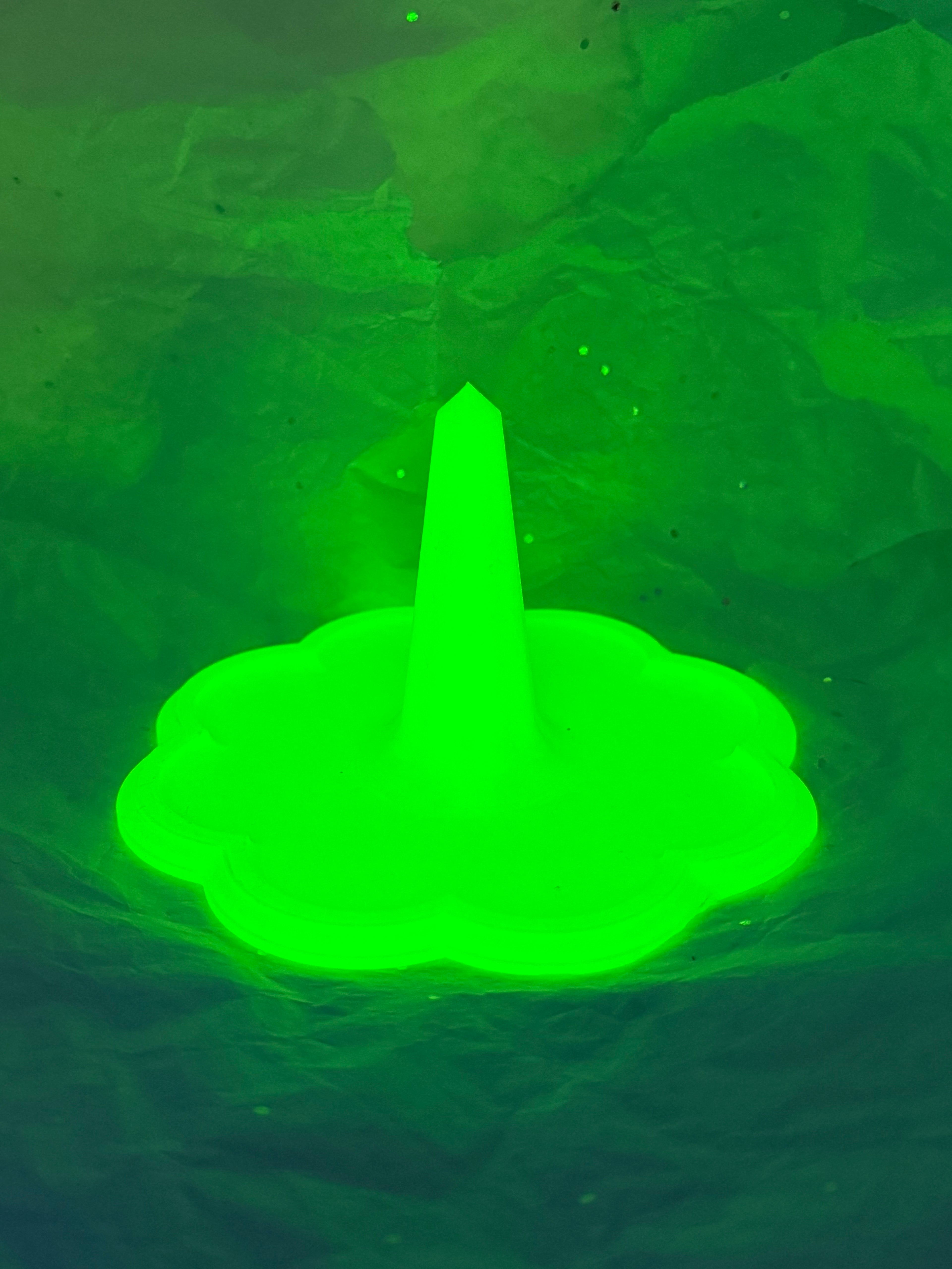 Jewelry Holder (Glowing Green) | 3D Printed Decor