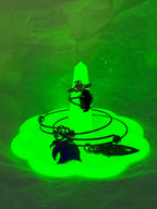 Jewelry Holder (Glowing Green) | 3D Printed Decor