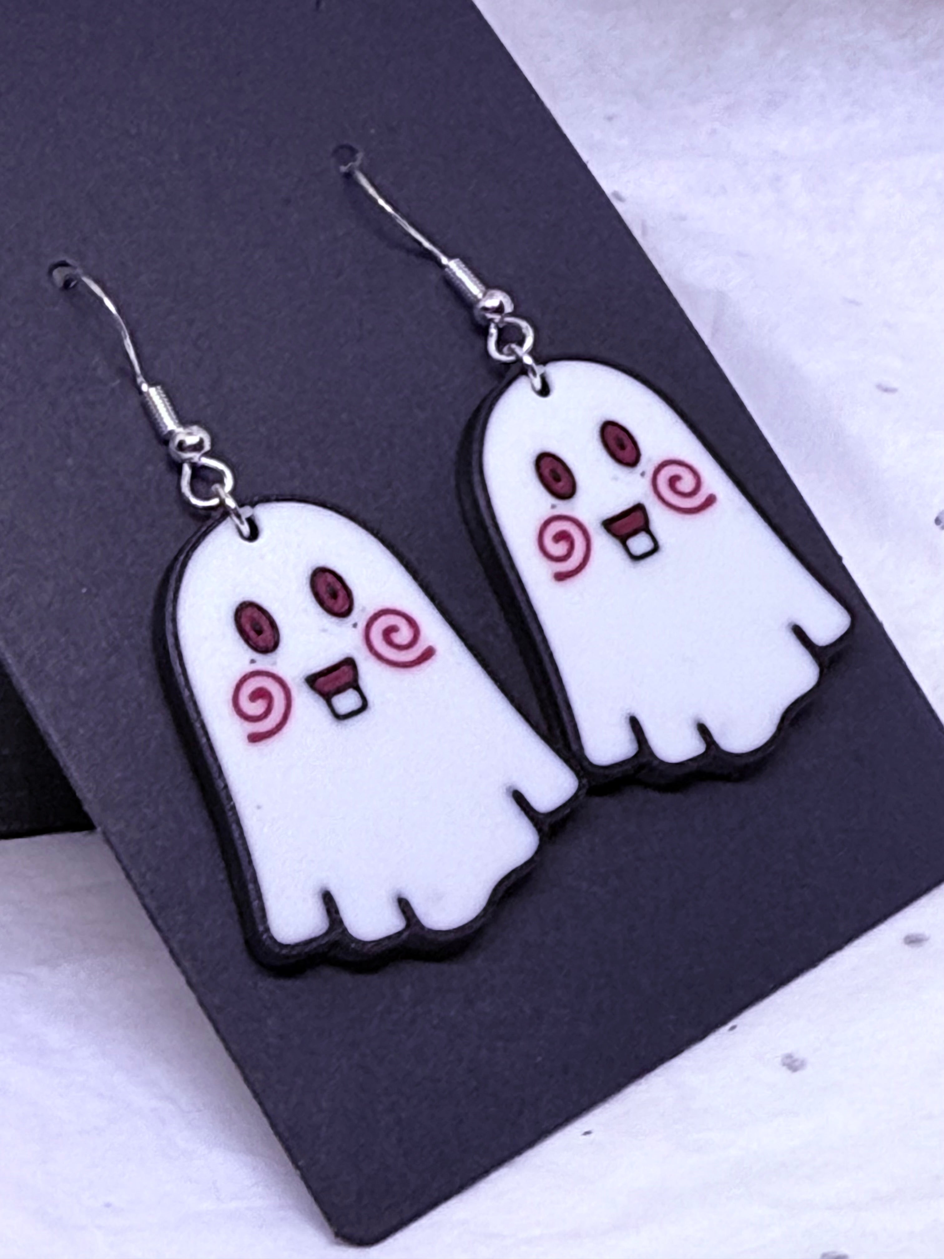Horror Puppet Ghosts | 3D Printed Earrings