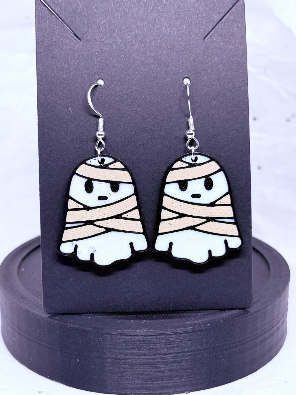Ghost Mummies | 3D Printed Earrings