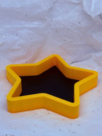 Star Tray (Black & Yellow/Orange) | 3D Printed Decor