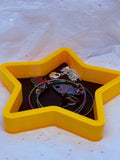 Star Tray (Black & Yellow/Orange) | 3D Printed Decor