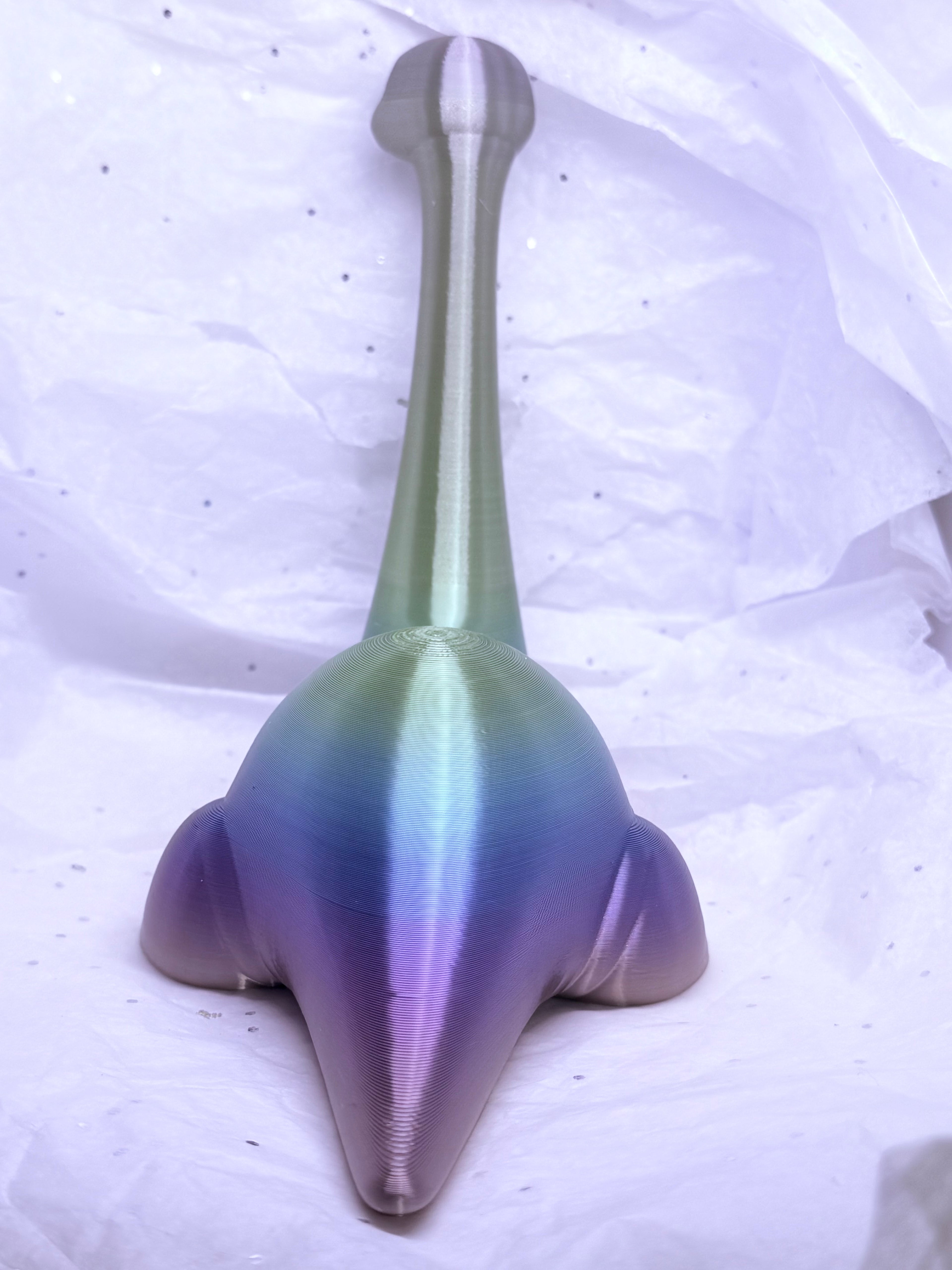 Dinosaur (Soft Rainbow) | 3D Printed Decor