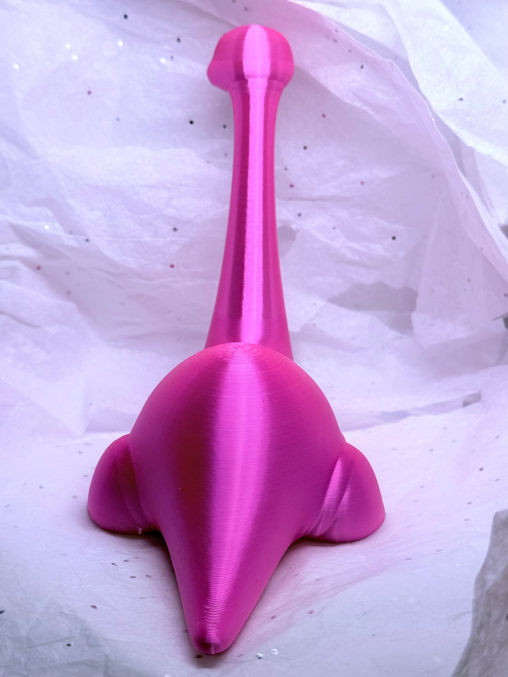 Dinosaur (Silky Magenta) | 3D Printed Decor