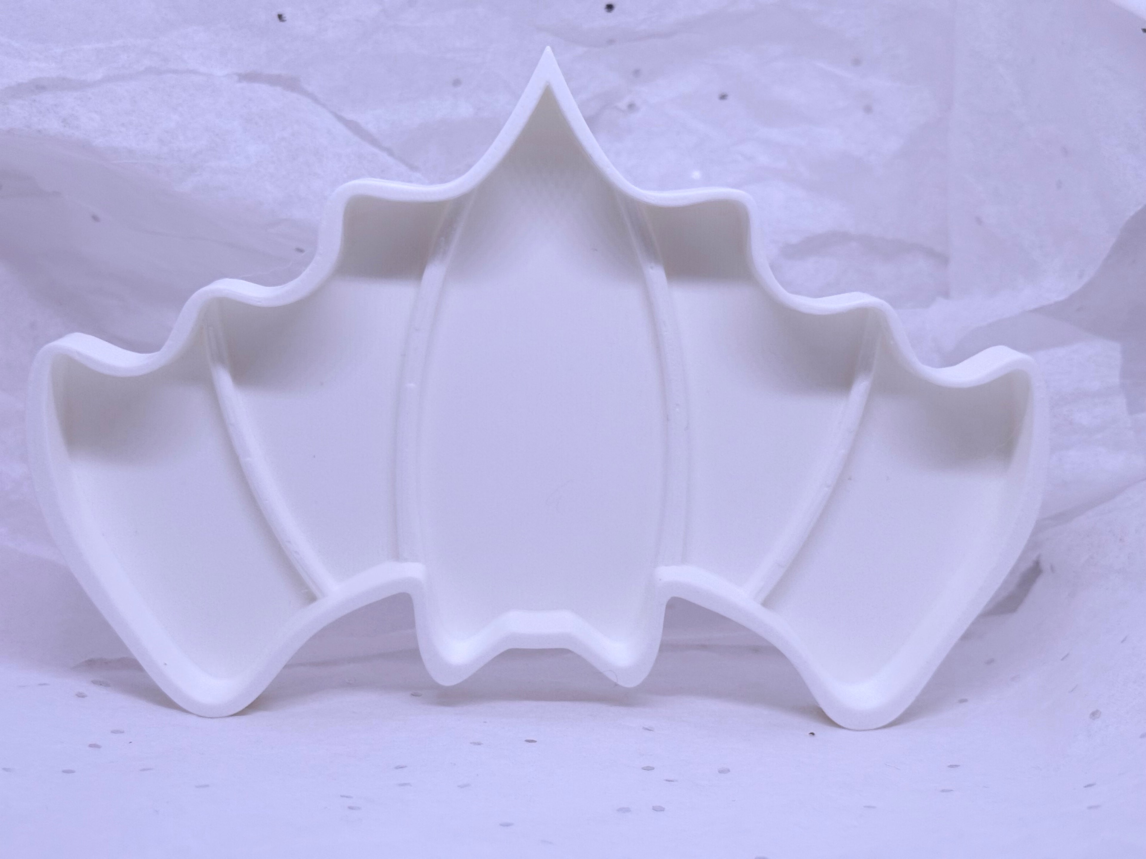Bat Tray (White) | 3D Printed Decor