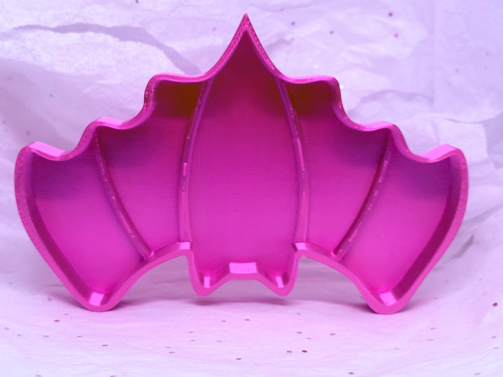 Bat Tray (Silky Magenta) | 3D Printed Decor