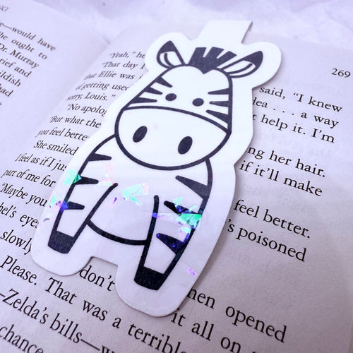 Black & White Zebra | Magnetic Bookmark