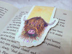 Highland Cow Bookmark (Yellow)