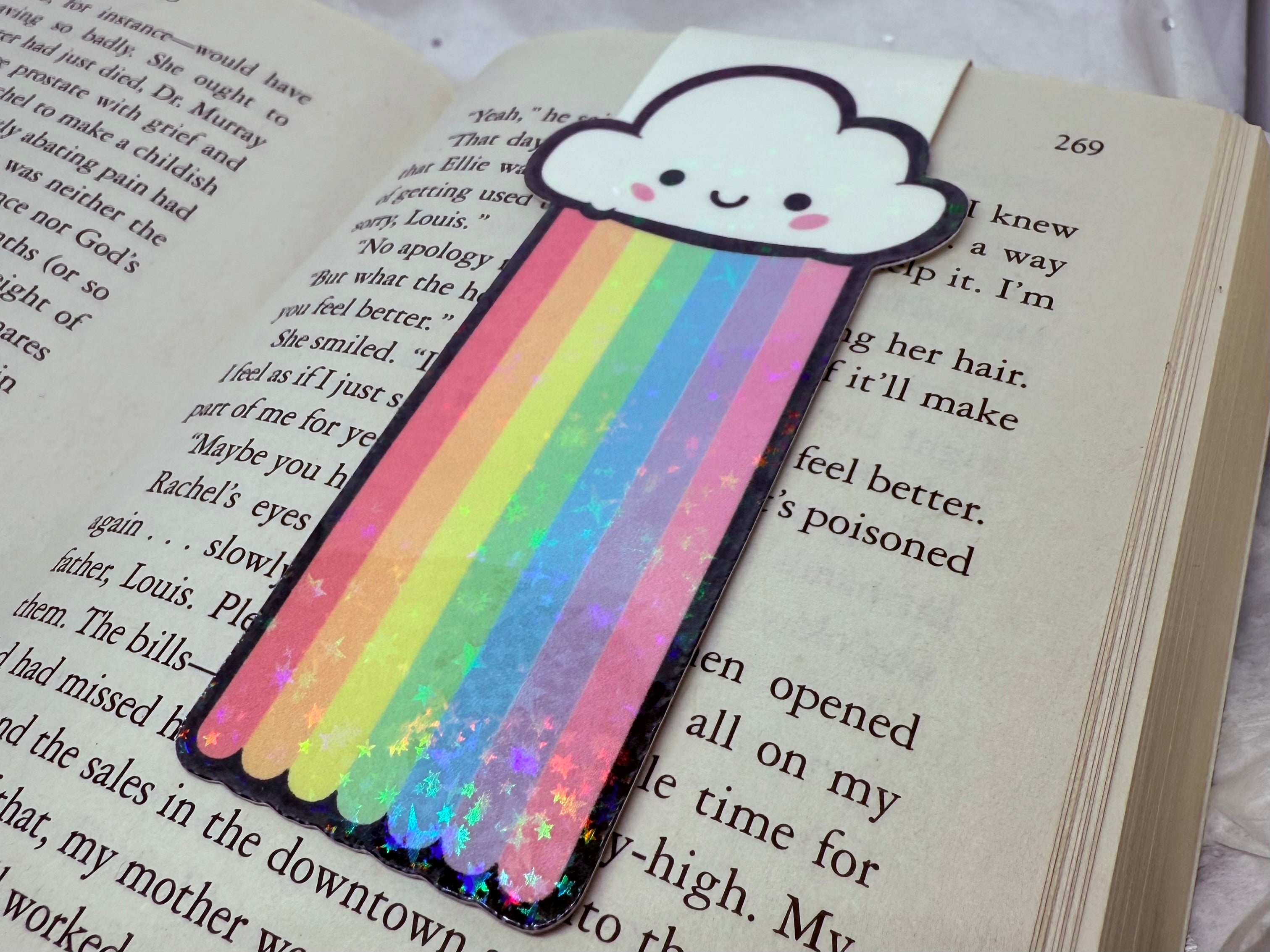Rainbow Cloud Bookmark