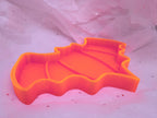 Bat Tray (Bright Orange) | 3D Printed Decor