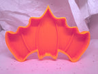 Bat Tray (Bright Orange) | 3D Printed Decor