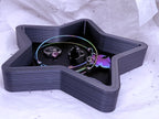 Star Tray (Black & Grey/Black) | 3D Printed Decor