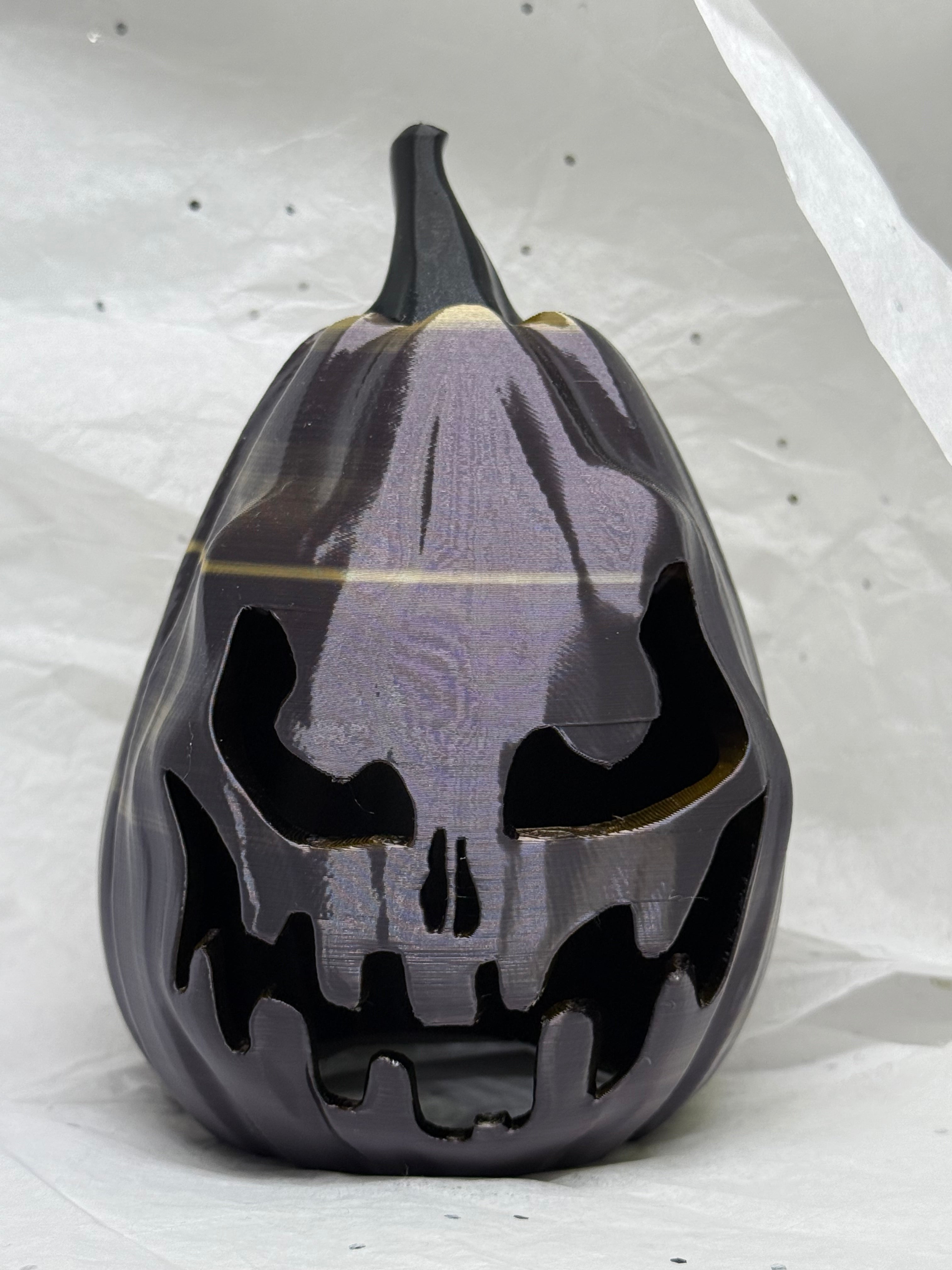 Jack o'Lantern (Brown/Gold) | 3D Printed Decor