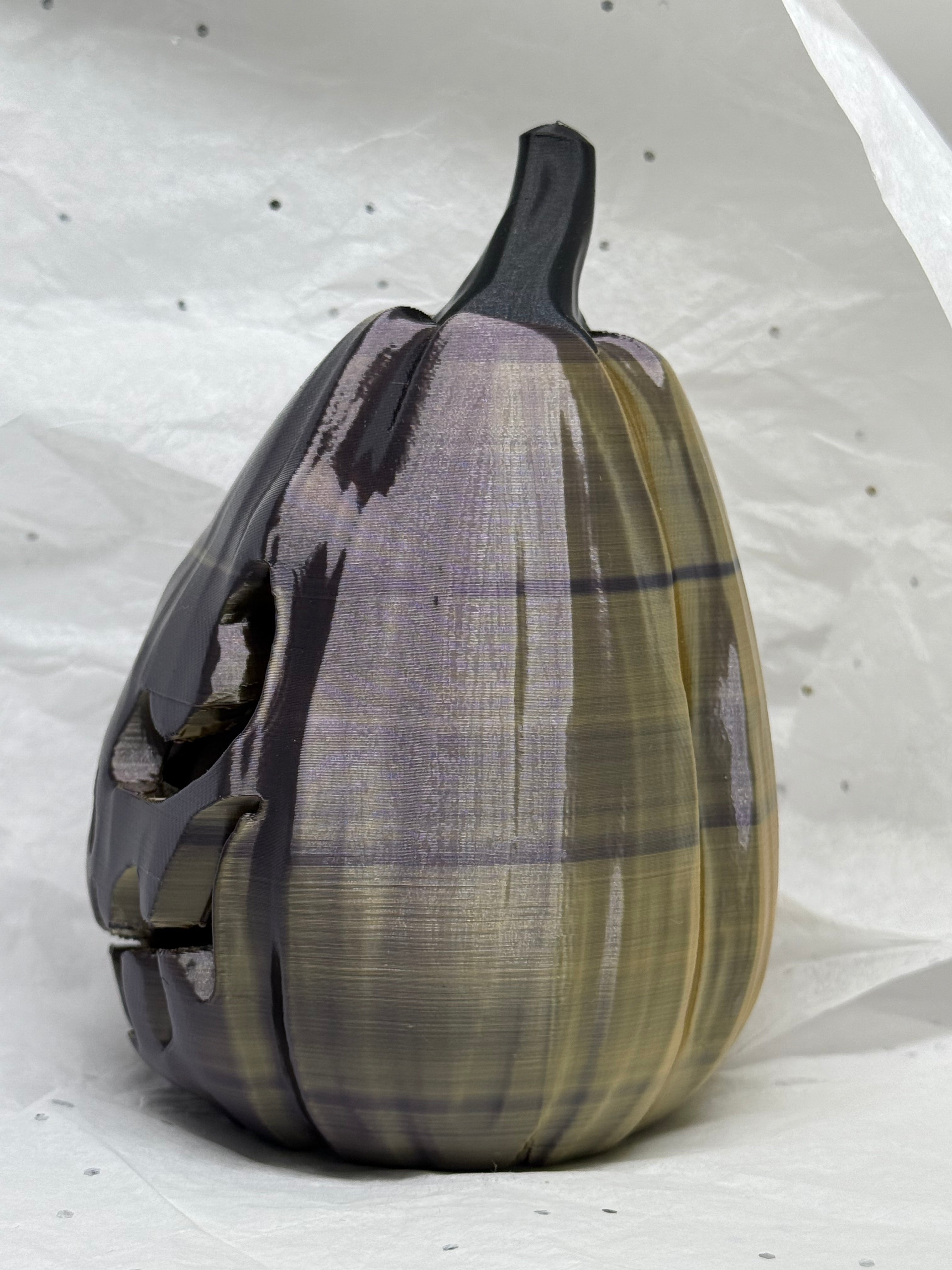 Jack o'Lantern (Brown/Gold) | 3D Printed Decor