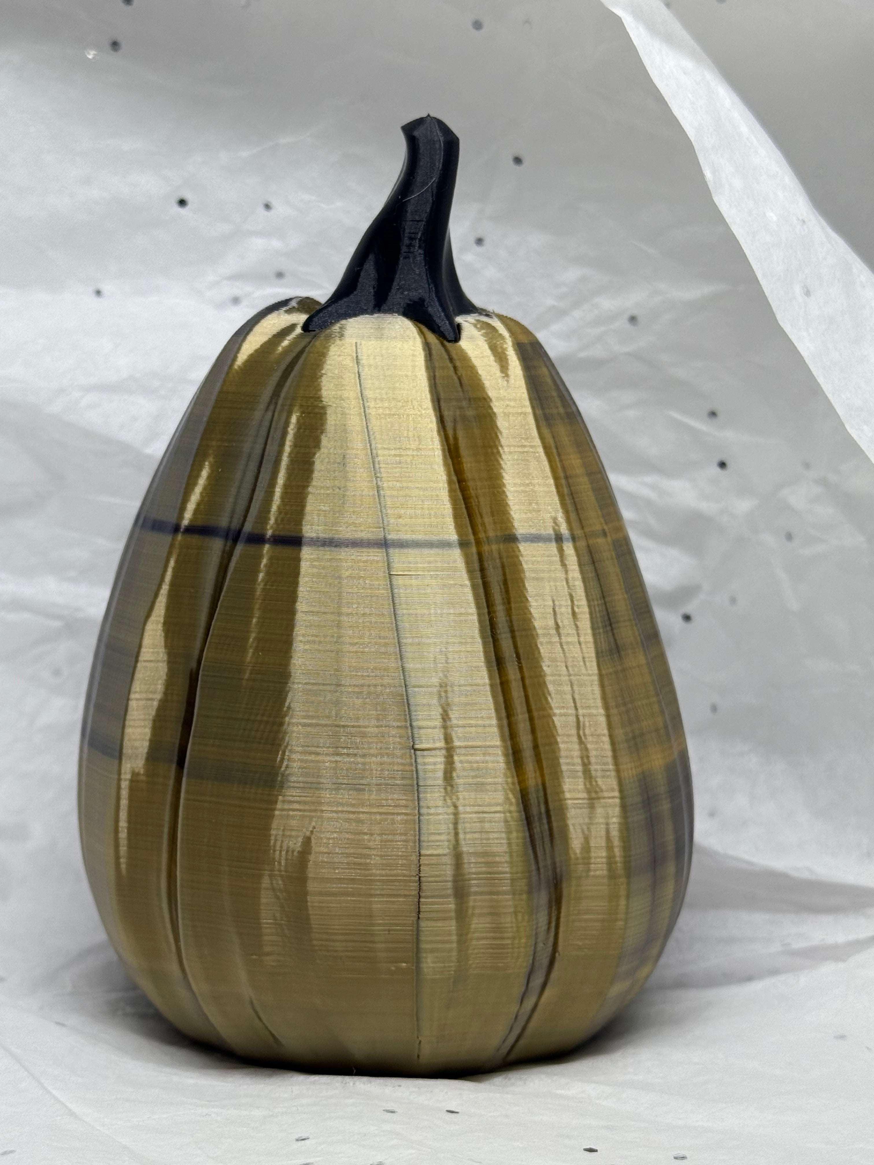 Jack o'Lantern (Brown/Gold) | 3D Printed Decor