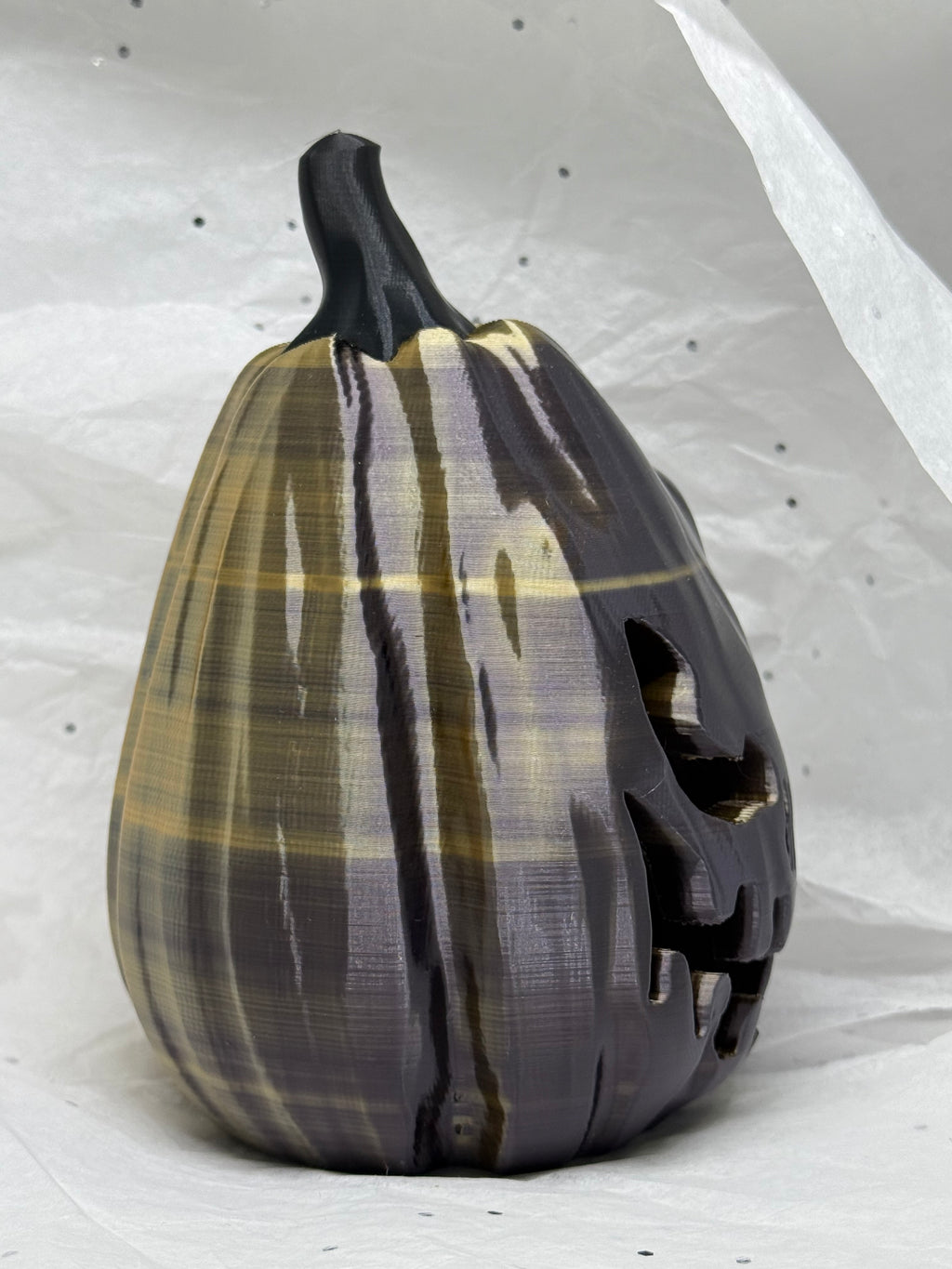Jack o'Lantern (Brown/Gold) | 3D Printed Decor