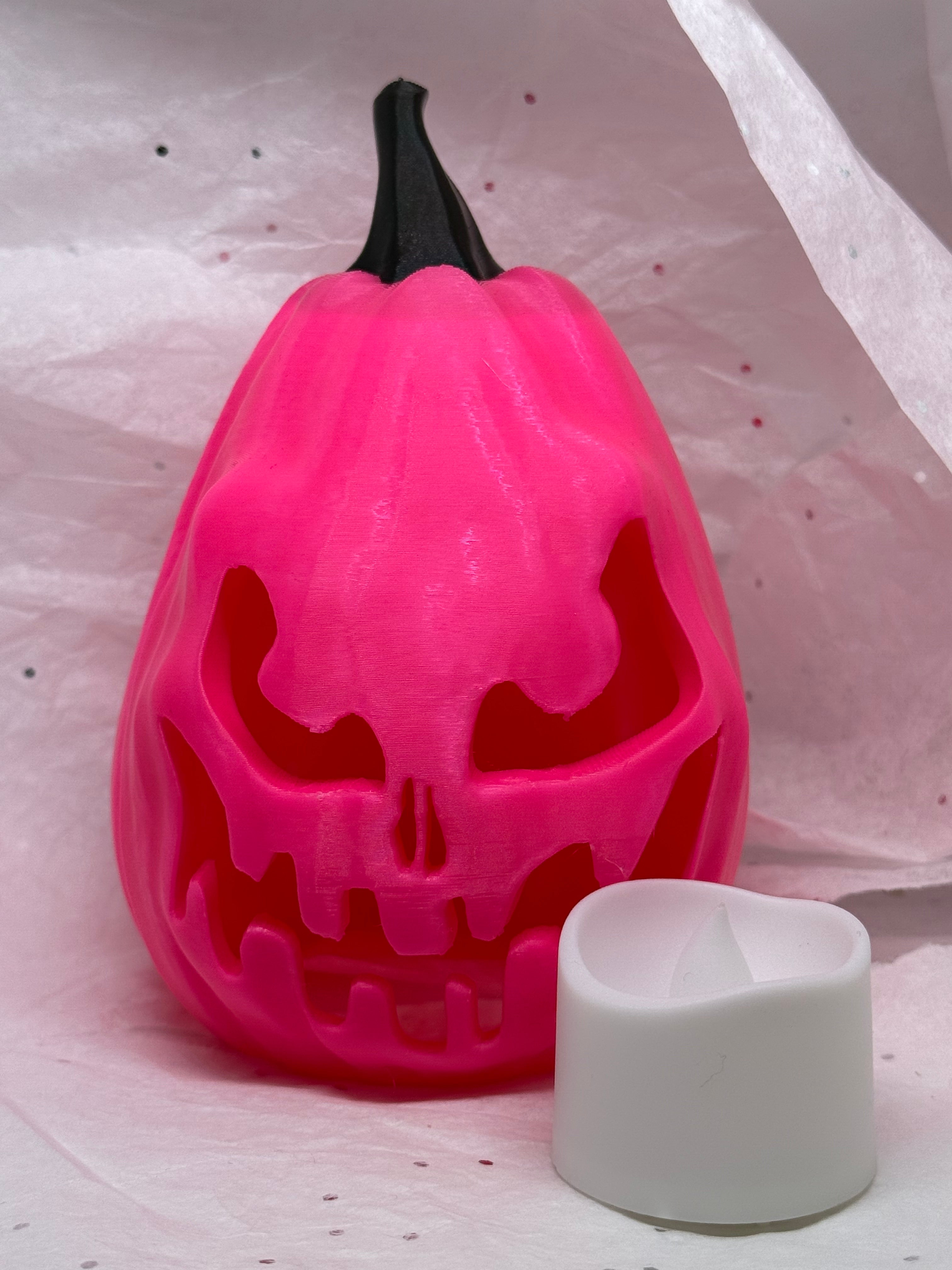 Jack o'Lantern (Hot Pink) | 3D Printed Decor