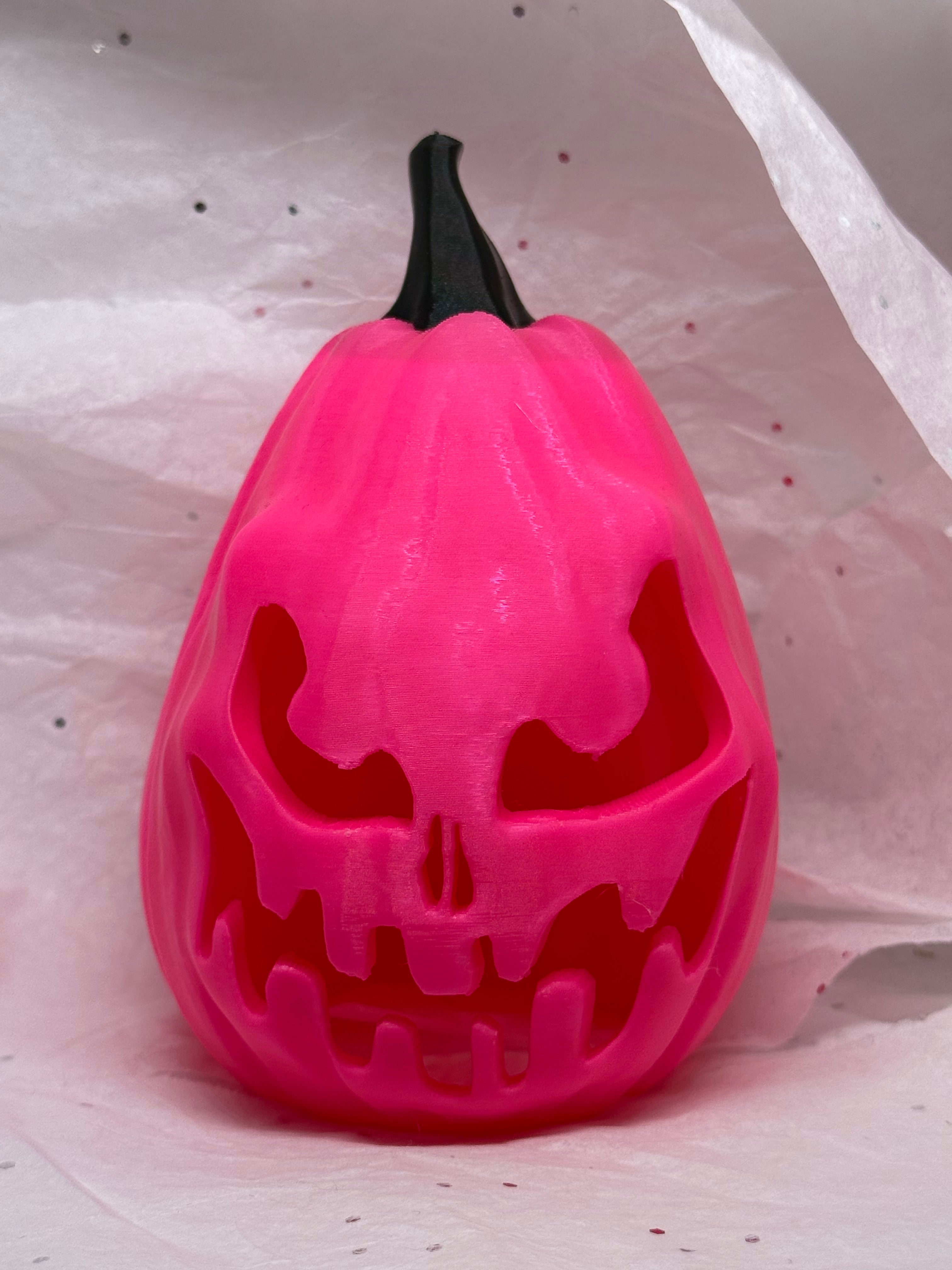 Jack o'Lantern (Hot Pink) | 3D Printed Decor