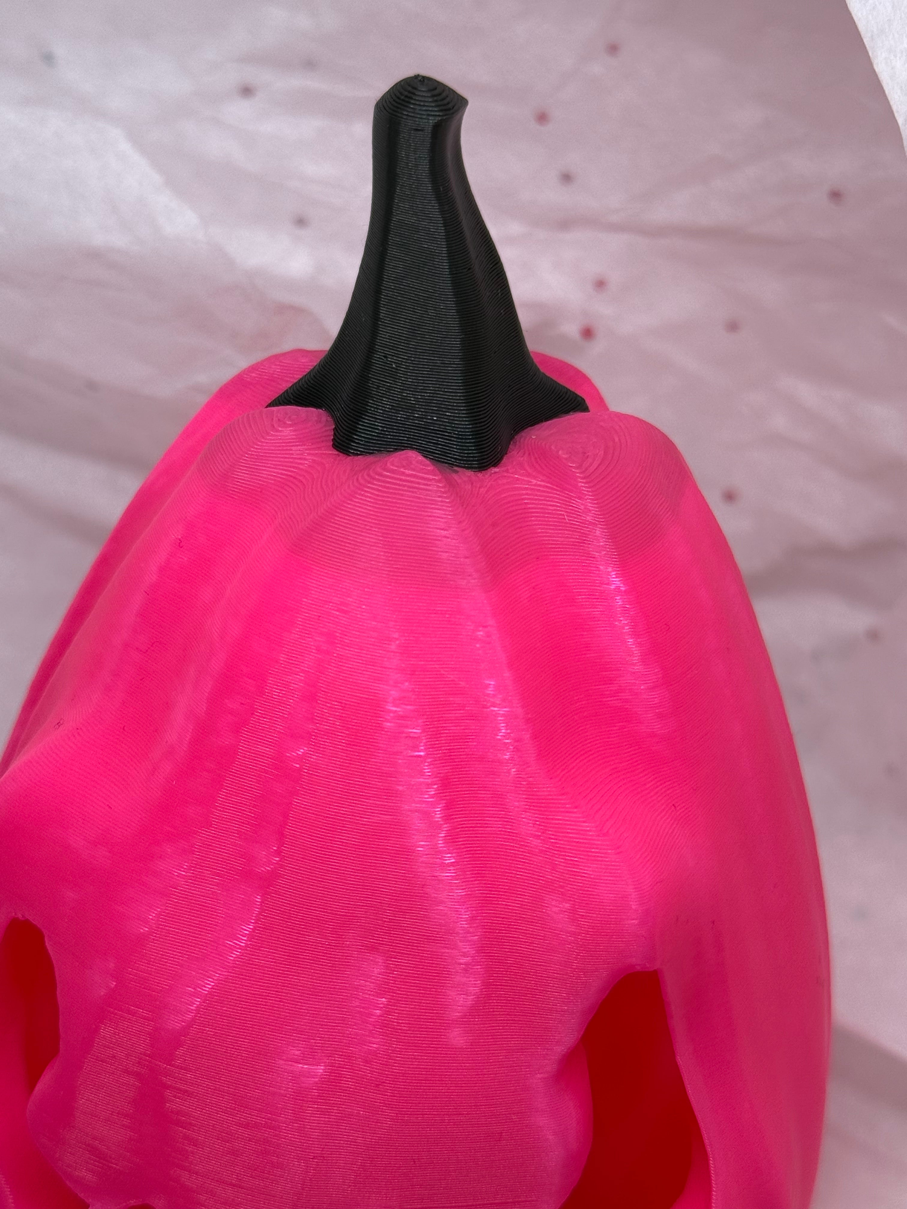 Jack o'Lantern (Hot Pink) | 3D Printed Decor