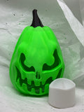 Jack o'Lantern (Lime Green) | 3D Printed Decor