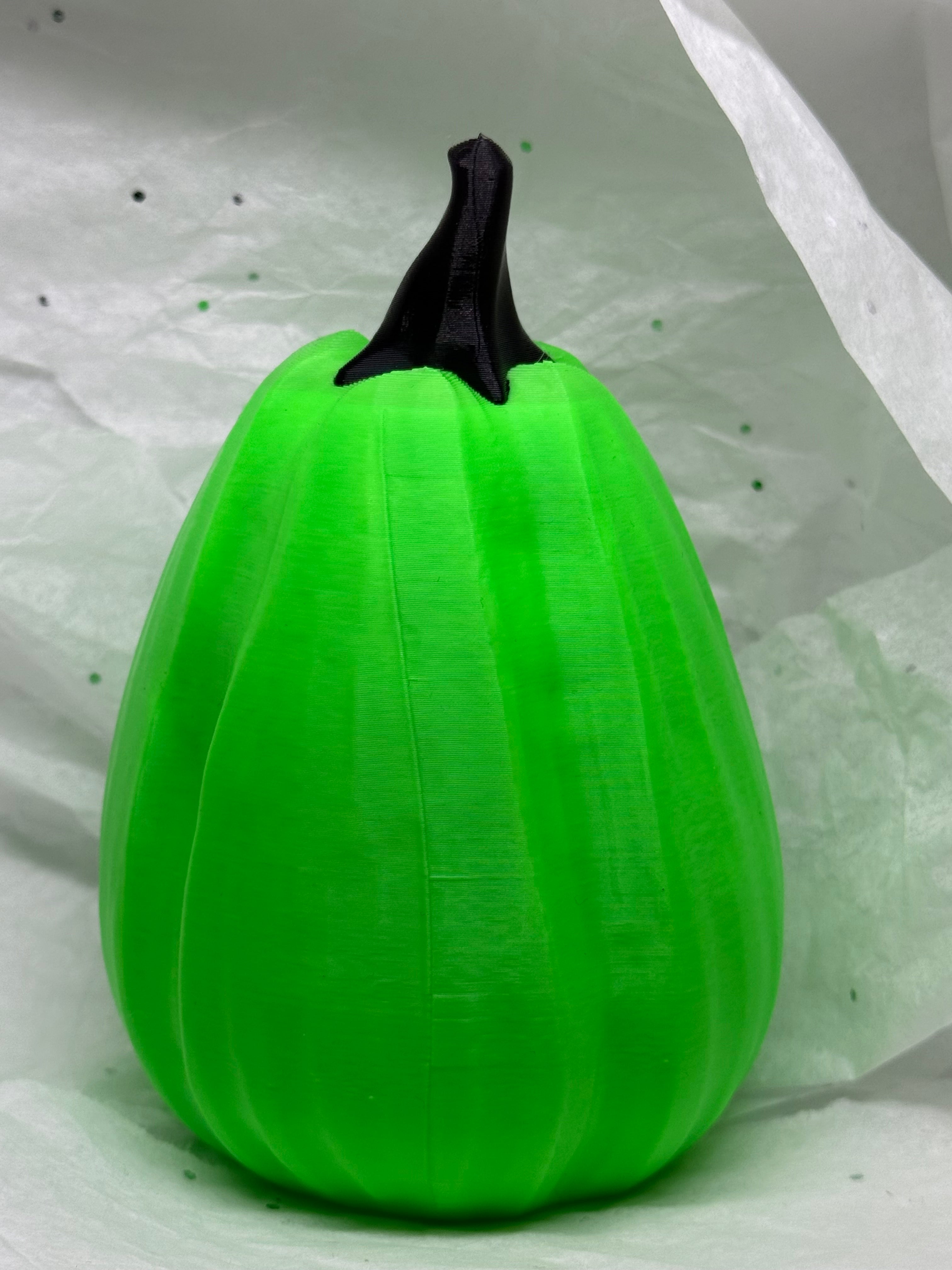 Jack o'Lantern (Lime Green) | 3D Printed Decor