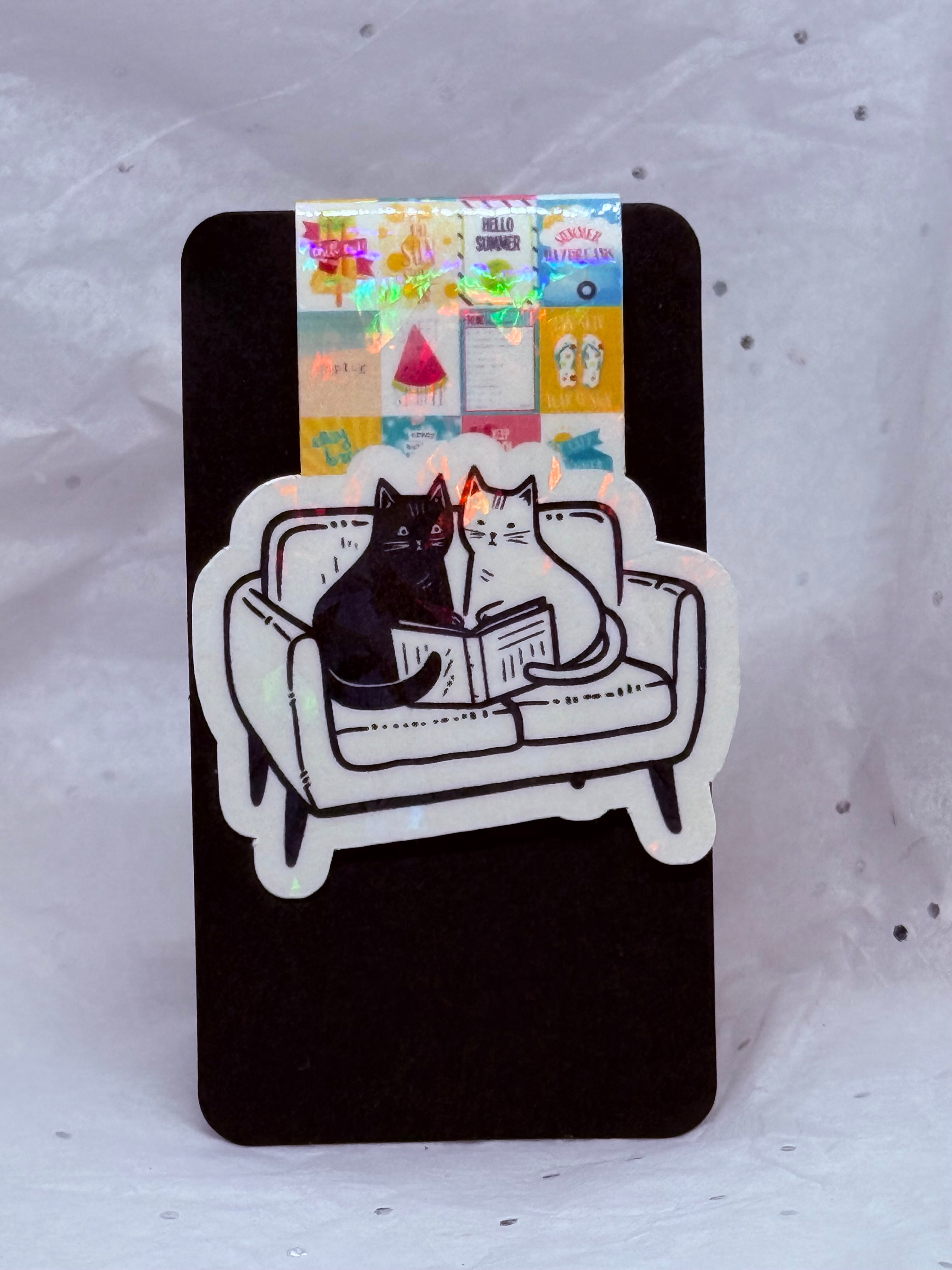 Couch Cats Bookmark (Collage)