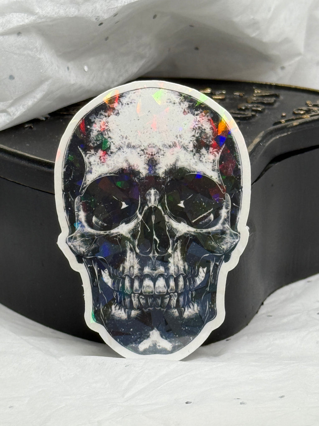 Black & White Skull | Sticker