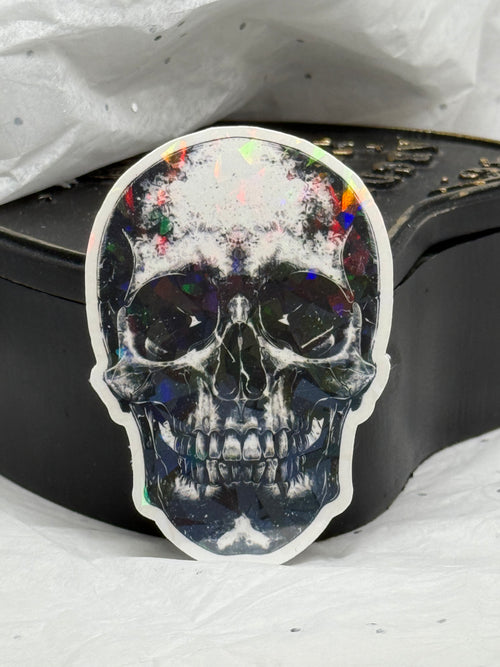 Black & White Skull | Sticker