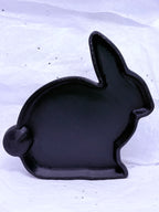 Bunny Tray (Black) | 3D Printed Decor