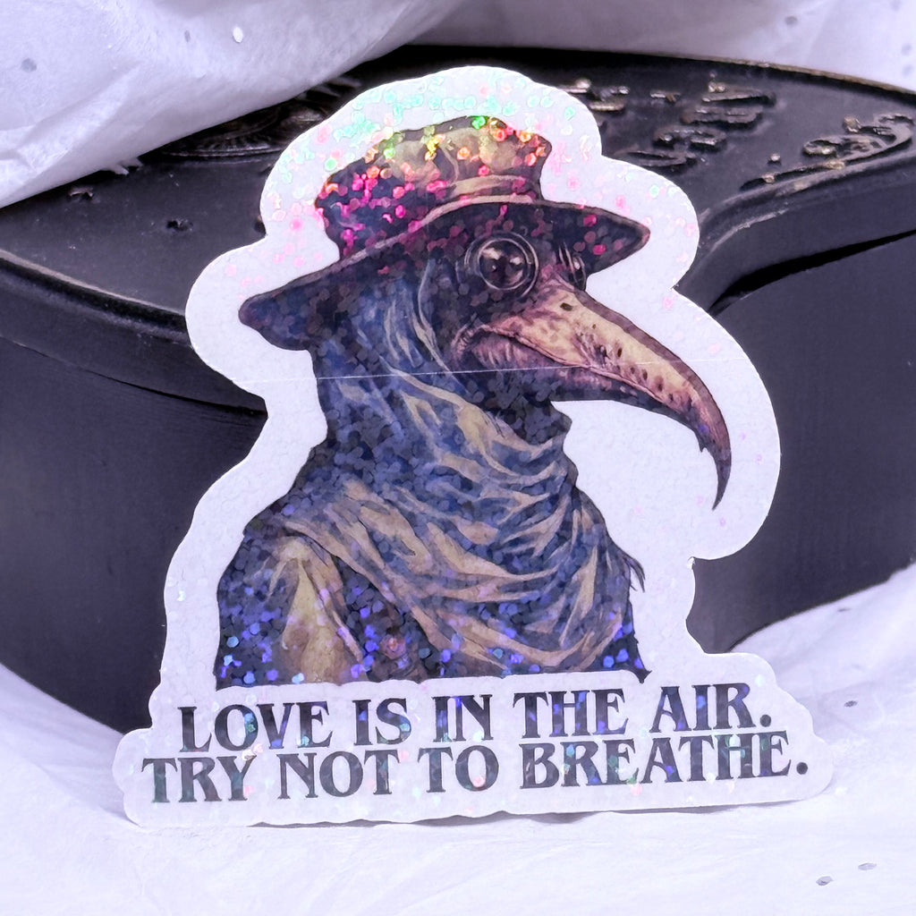 Anti-Love Plague Doctor Sticker