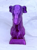 Greyhound Bust (Light Galaxy Purple) | 3D Printed Decor