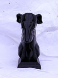 Greyhound Bust (Black) | 3D Printed Decor