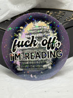 F*ck off, I'm Reading Sticker (Purple) | Sticker