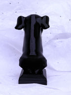 Greyhound Bust (Black) | 3D Printed Decor