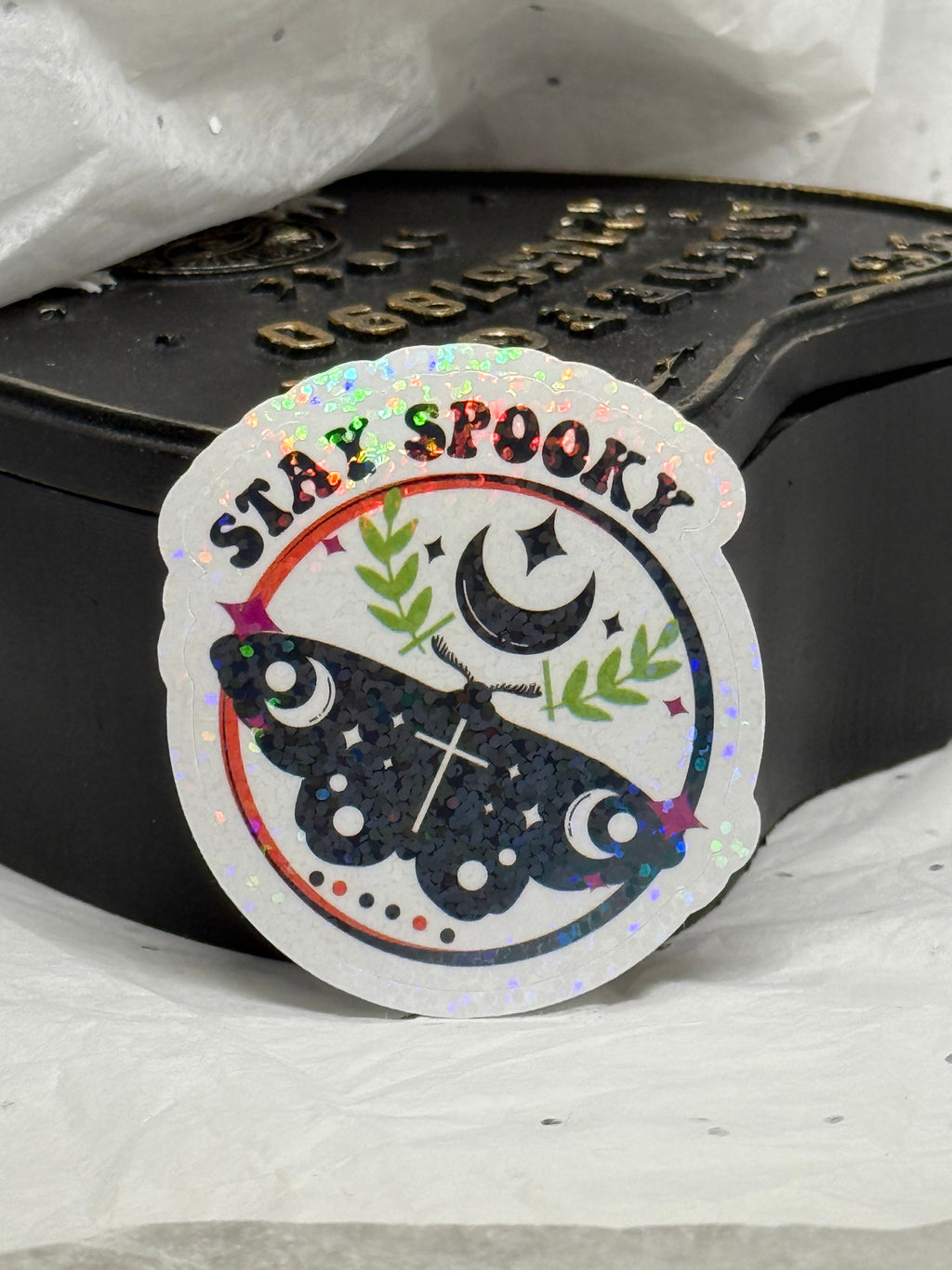 Stay Spooky (Moth) | Sticker
