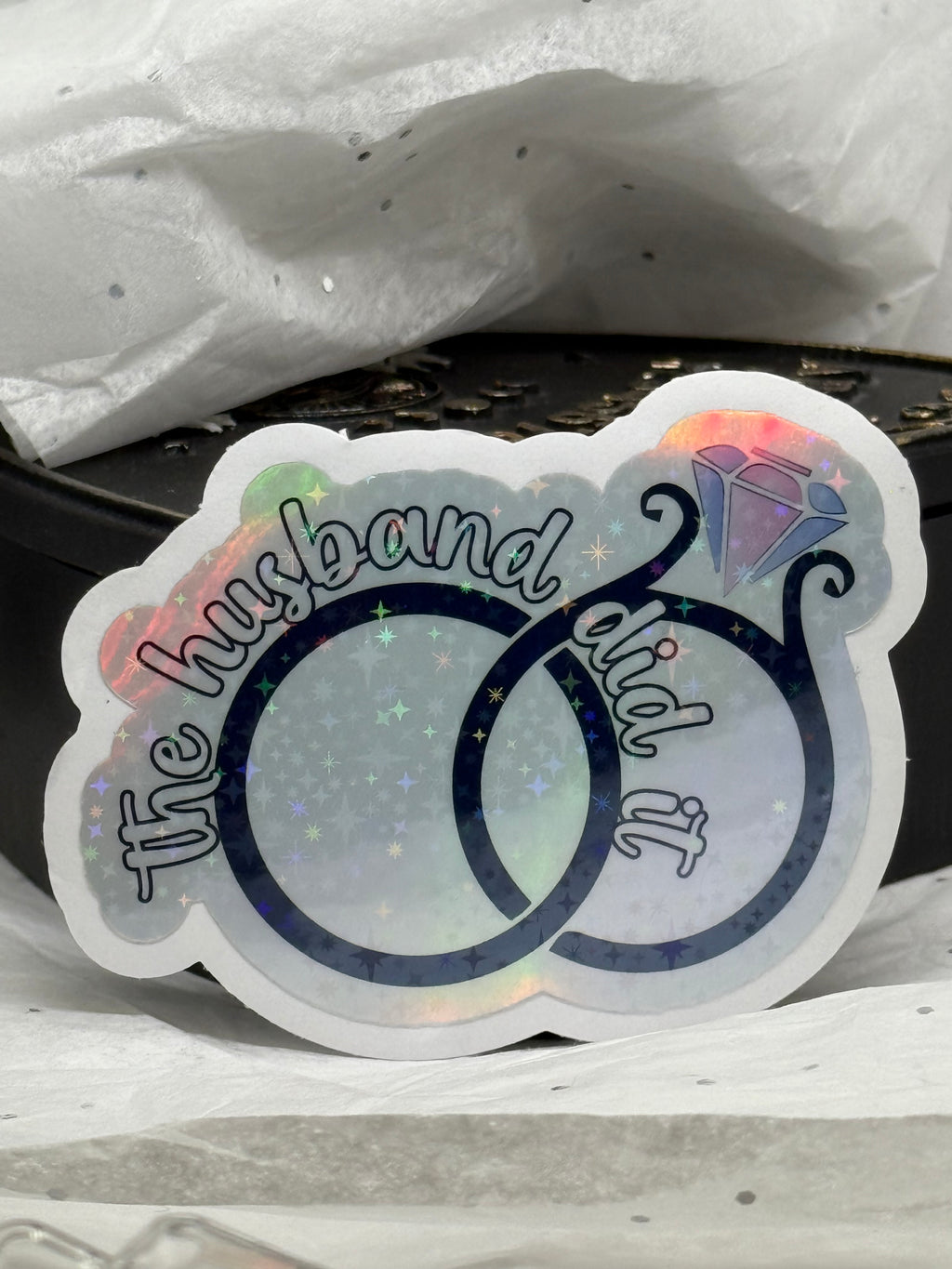 The Husband Did It | Sticker