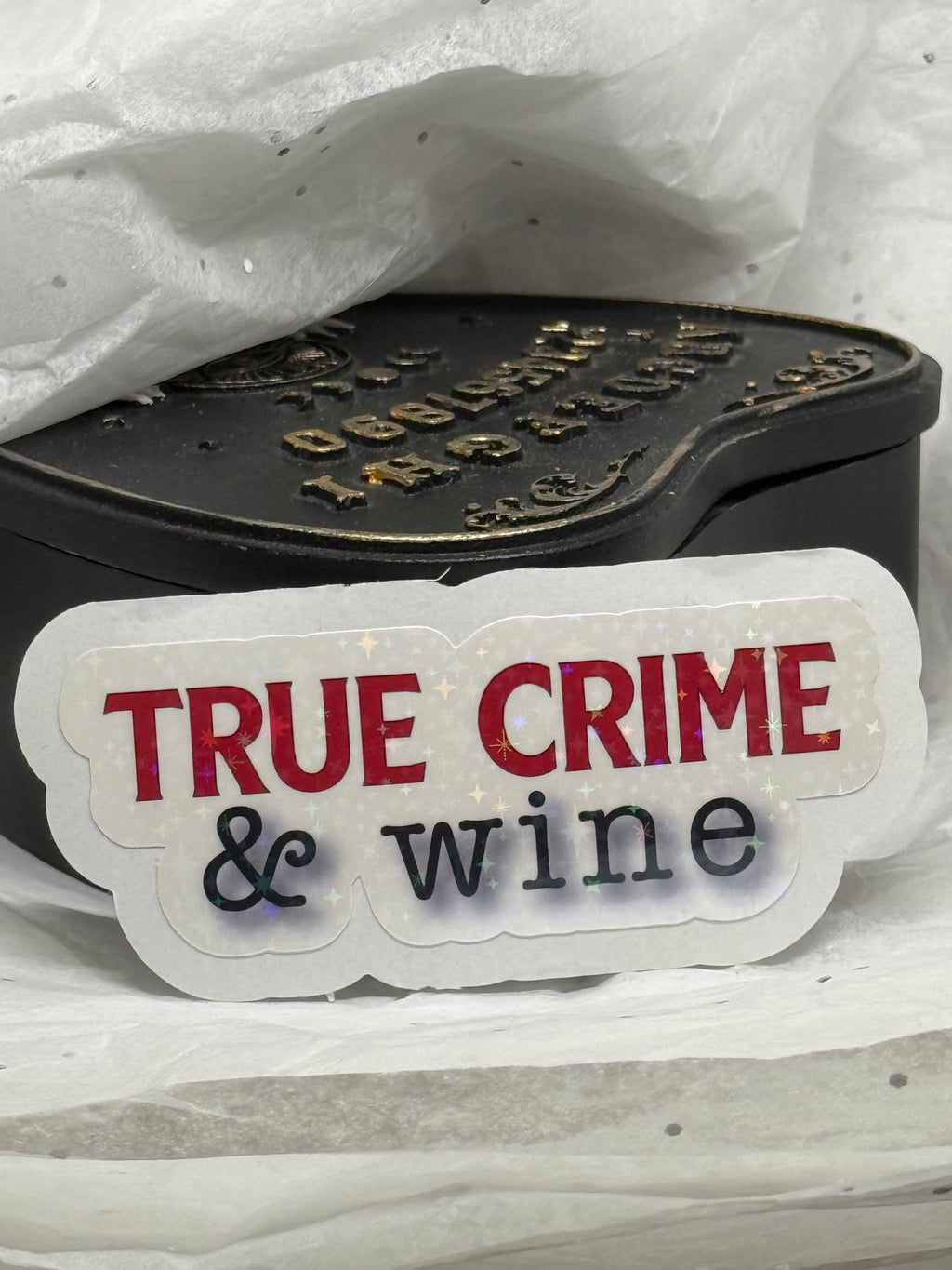 True Crime & Wine | Sticker