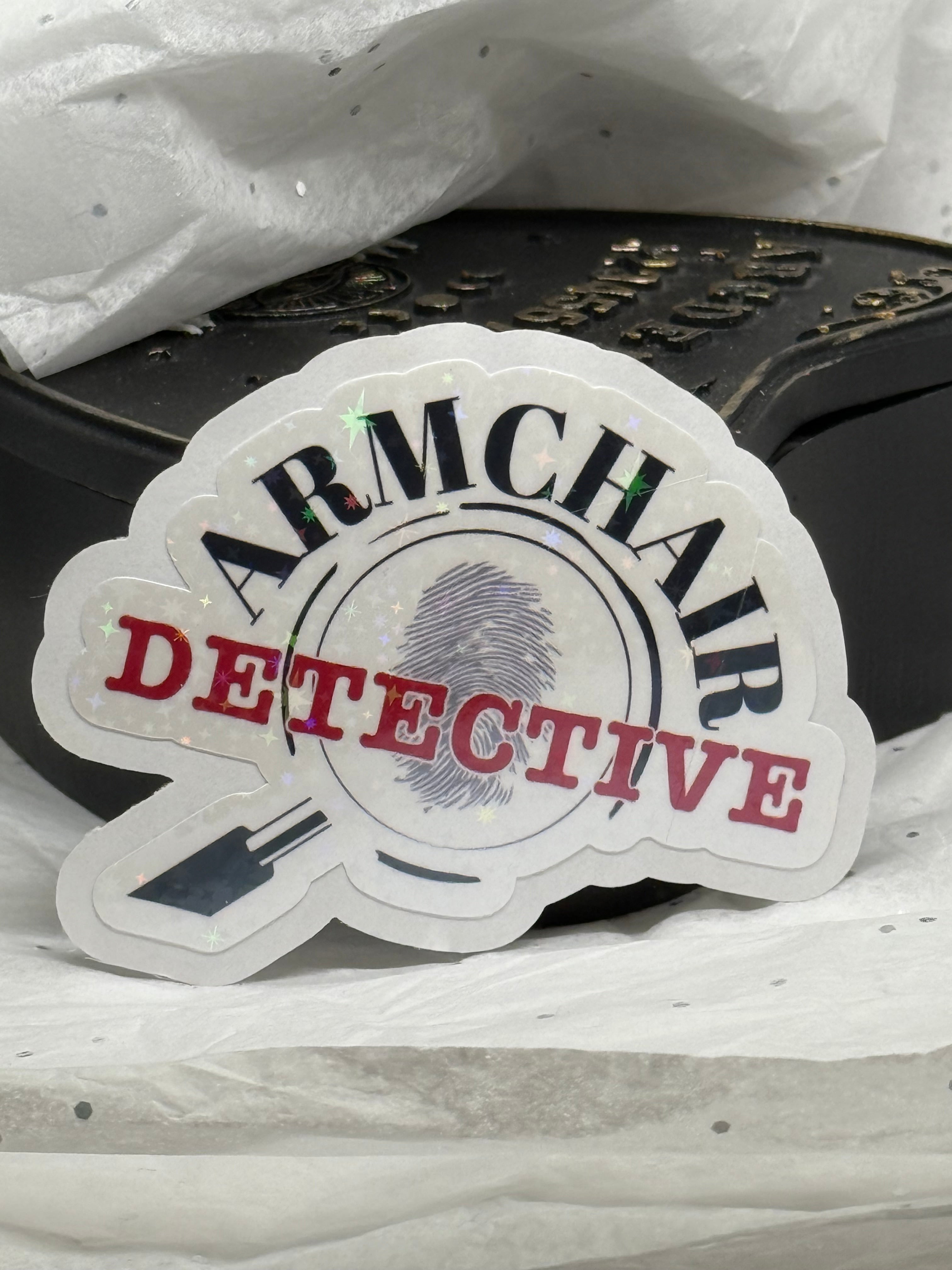 Armchair Detective Sticker