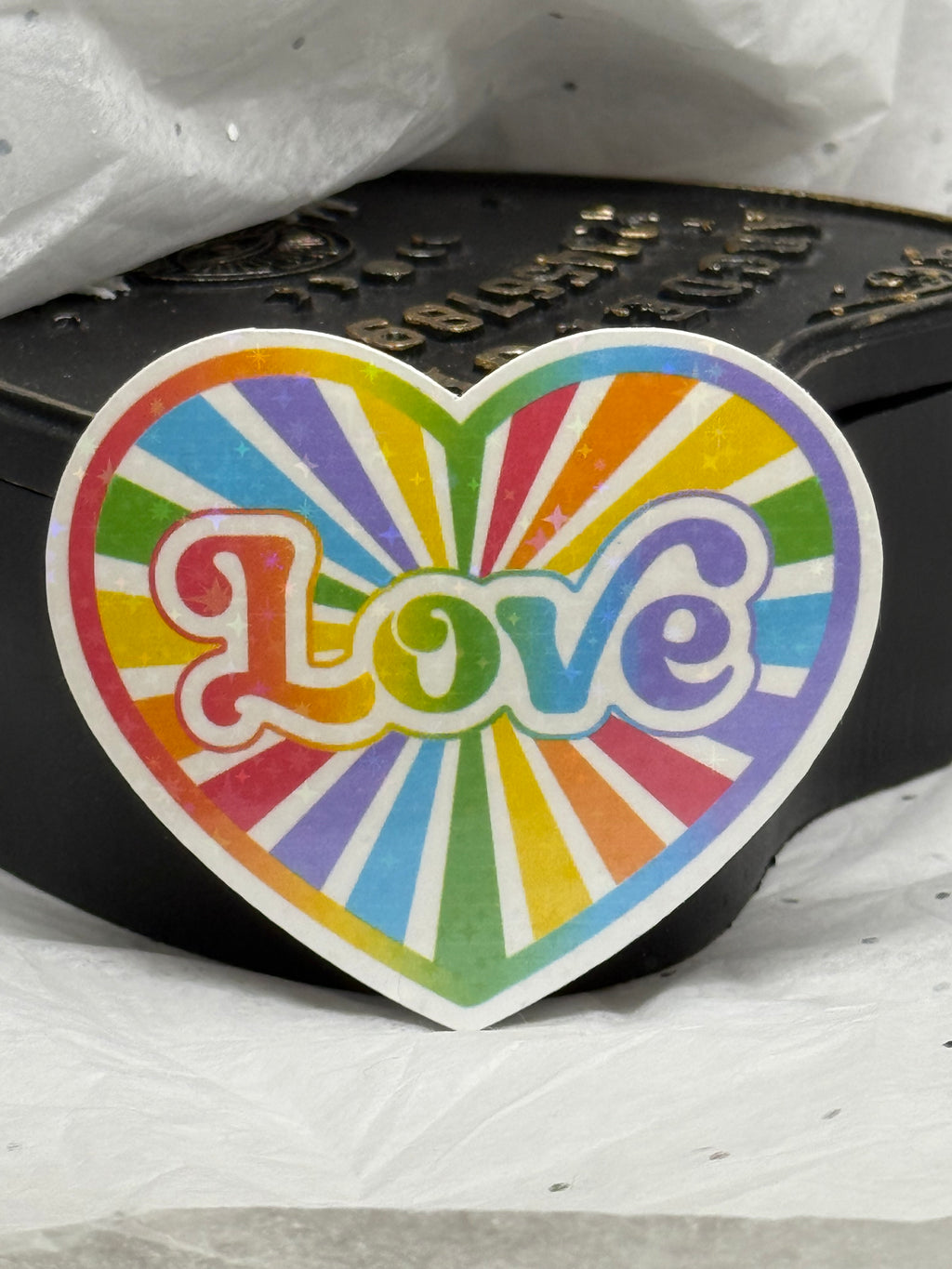 Rainbow Love Sticker